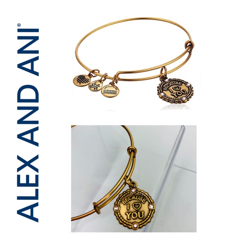 Alex and Ani Antique Golf Charm Bracelet